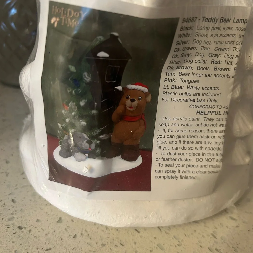 Unpainted Ceramic Bisque Christmas Tree Decoration